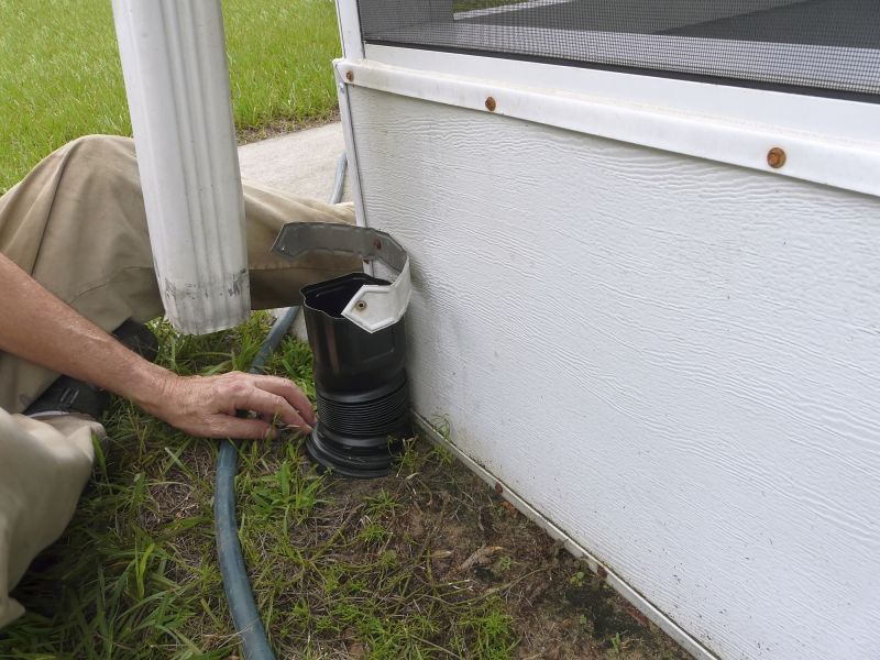 Rainwater Downspout Cleaning